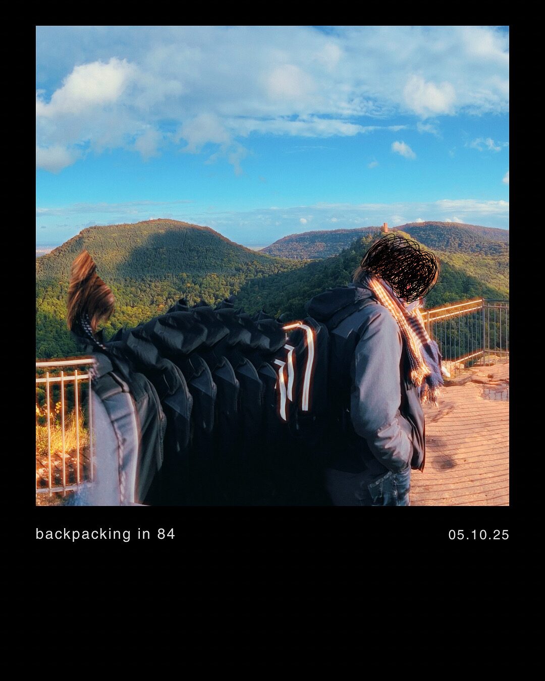 backpacking in 84