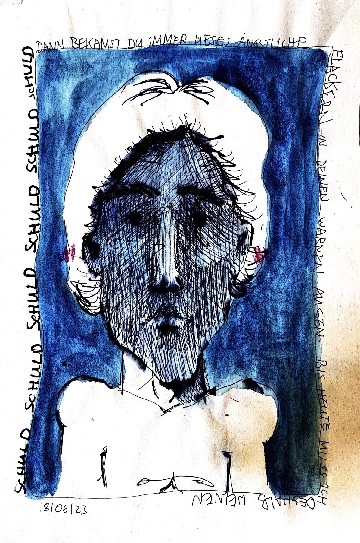 Schuld — Aquarell