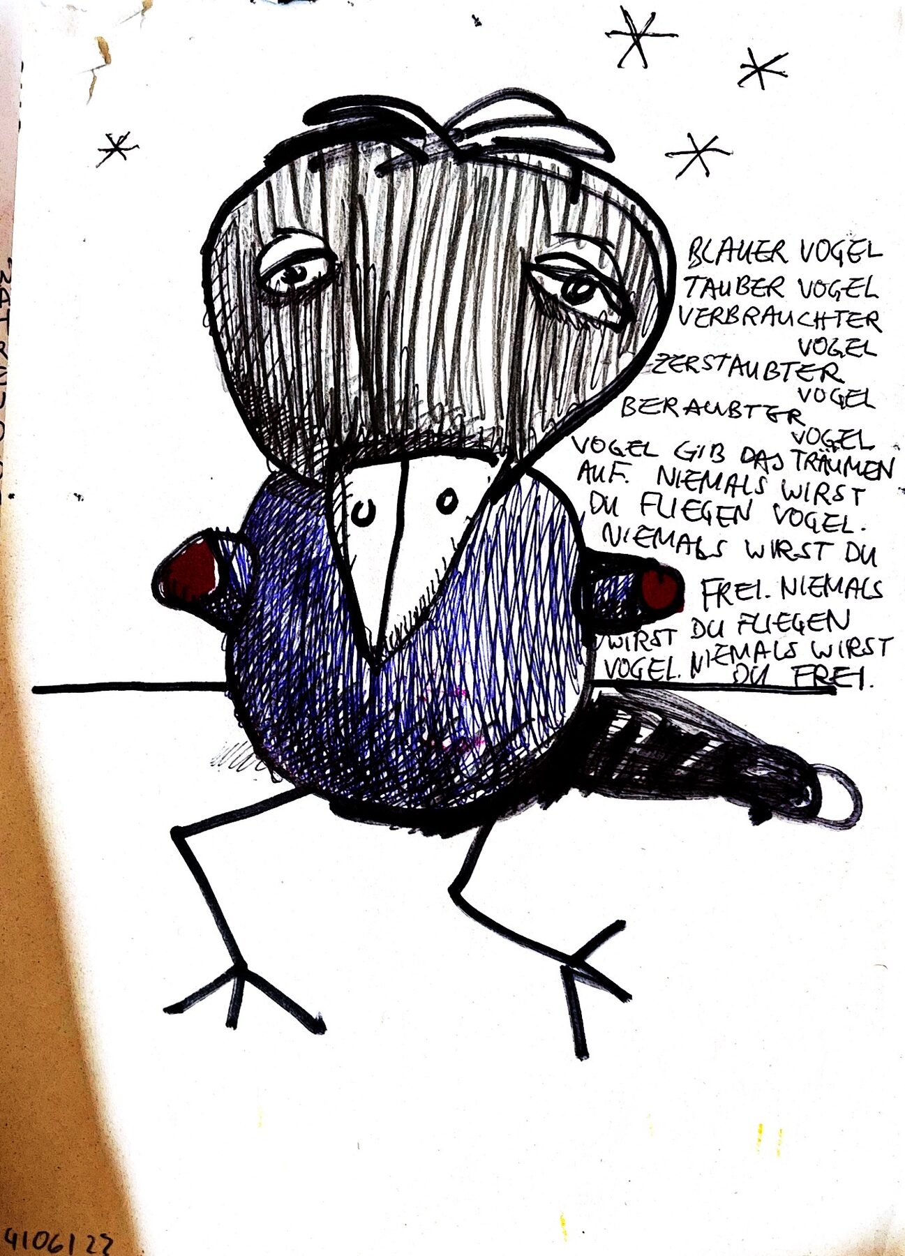 Blauer Vogel